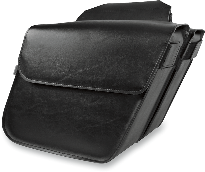 Willie & Max Luggage Raptor Saddlebag - Black - Standard Slant 58802-00
