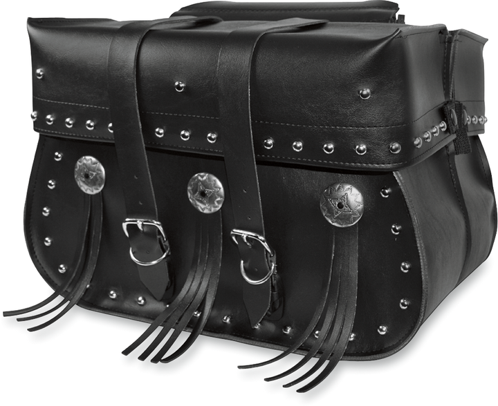Willie & Max Luggage American Classic Saddlebag - Adjustable - Black 58380-00