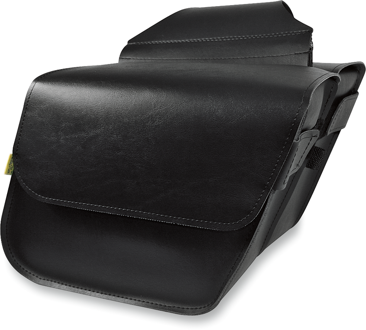 Willie & Max Luggage Raptor Saddlebag - Black - Compact Slant 58801-00
