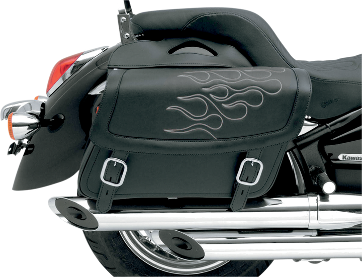 Saddlemen Flame Saddlebag - Silver - Medium X021-05-0403