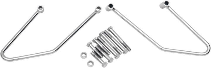 Drag Specialties Saddlebag Support - Chrome - Fl/Fx '06-'17 3501-0304