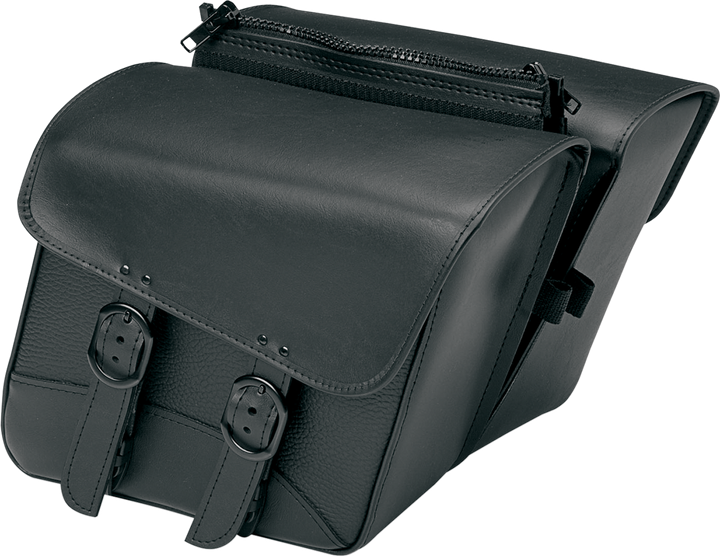 Willie & Max Luggage Compact Black Jack Saddlebag - Slant - Small 59588-00