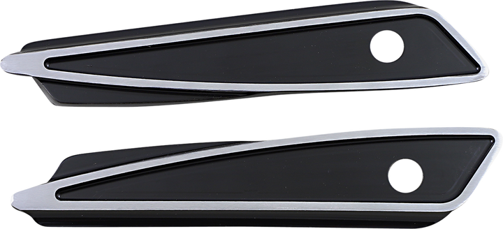 Covingtons Saddlebag Hinge Cover - Ripper - Black C1810-B