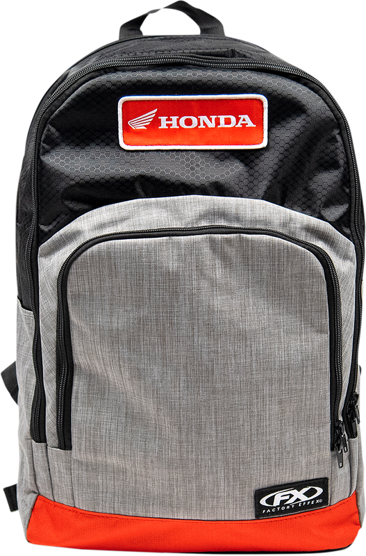 Factory Effex Honda Standard Backpack - Black/Gray/Red 23-89310