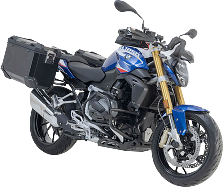 Sw-Motech Trax Adv Aluminum Case System - Black - Bmw R 1200/1250 R '14-'24 KFT.07.573.70100/B