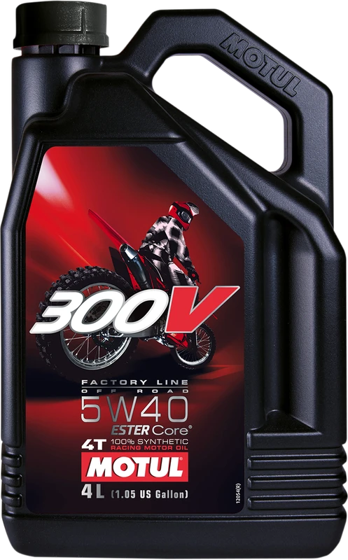 Motul 300V Offroad Synthetic Oil - 5W-40 - 4L 104135