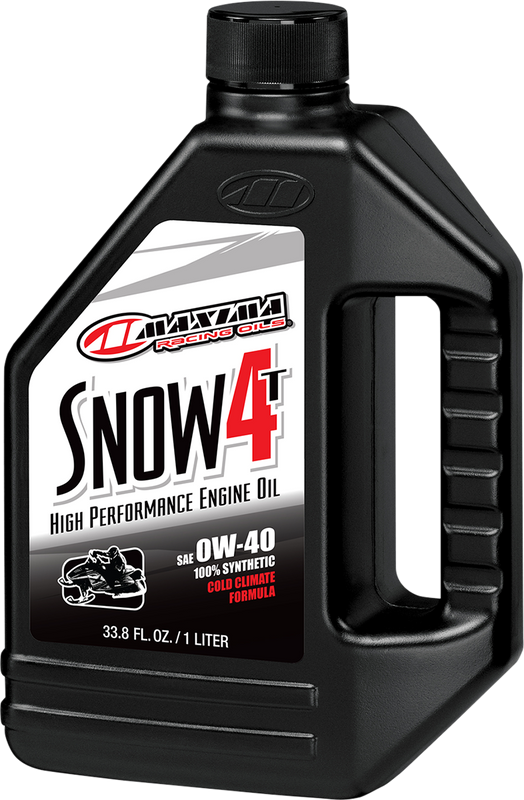 Maxima Racing Oil Synthetic 4T Snow Oil - 0W-40 - 1L 30-31901