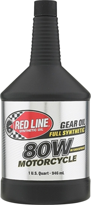 Red Line Synthetic Oil Motorcycle Gear Oil With Shockproof - 80W - 1 Us Quart 42704
