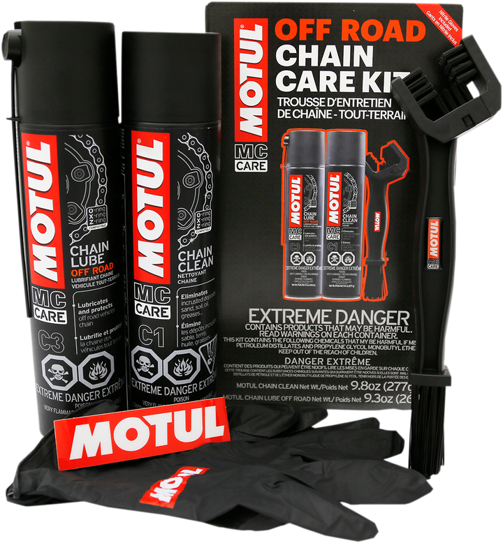 Motul Chain Care Kit - Off-Road - Aerosol 109788