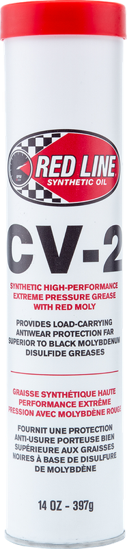 Red Line Synthetic Oil Cv-2 Grease With Moly - 14 Oz Tube 80402