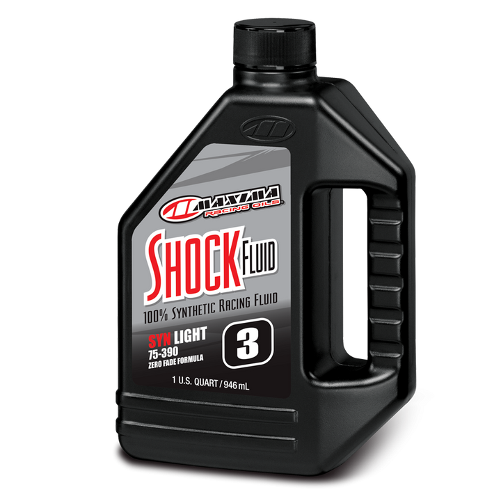 Maxima Racing Oil Synthetic Shock Oil - 3Wt - 1 U.S. Quart 50-57901