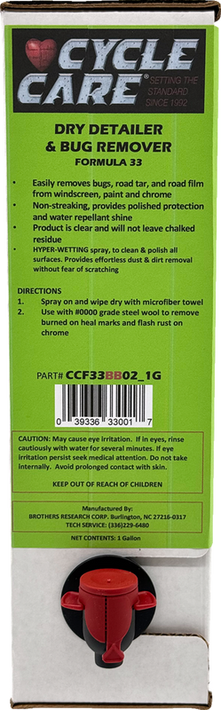 Cycle Care Formulas Formula 33 Detailer & Bug Remover - Bag In Box - 1 U.S. Gal. CCF33BB02_1G