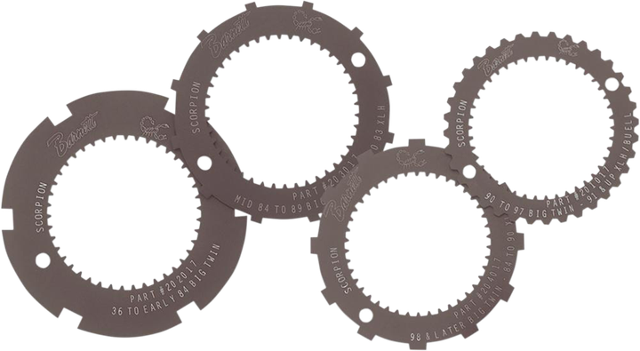 Barnett Lock Plate - Clutch Basket - Scorpion - Set 4 6383080001