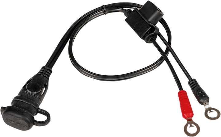Tecmate Battery Lead With Ring Terminal - 12V - Fused - 100 Pack O-01X100
