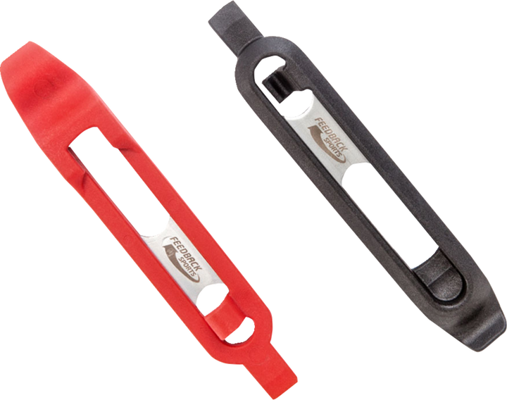Feedback Sports Steel Core Tire Levers 2.0 - 2-In-1 Tire & Brake Tool 17139