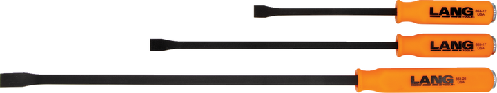 Lang Tools Pry Bar With Striking Handle - Curved Tip - Set 853-3ST