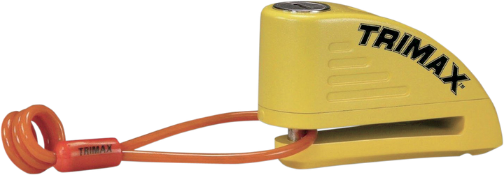 Trimax Alarm Disc Lock - 7 Mm Pin - Yellow TAL88YL