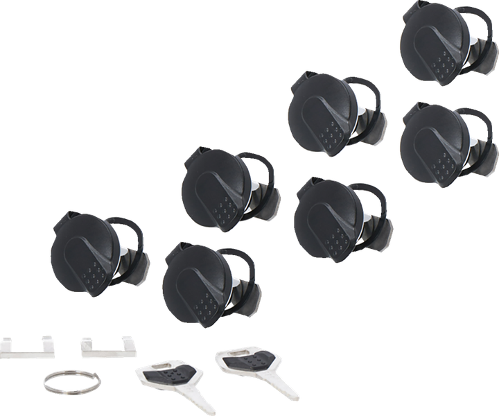 Sw-Motech Trax Lock Set - 7 Matching Locks With Keys ALK.00.165.16200