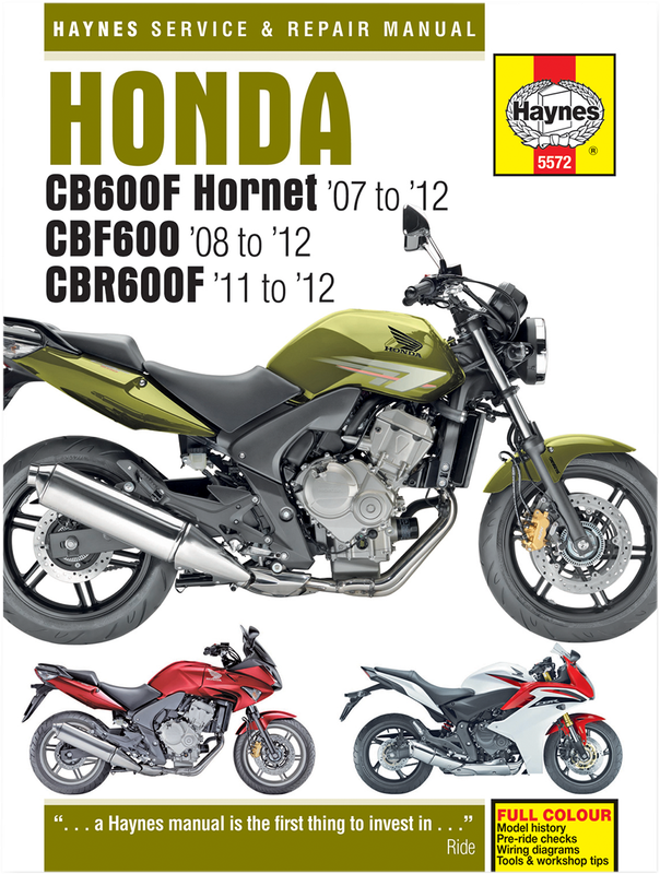 Haynes Manual - Honda - Cb600F / Cbr600F M5572
