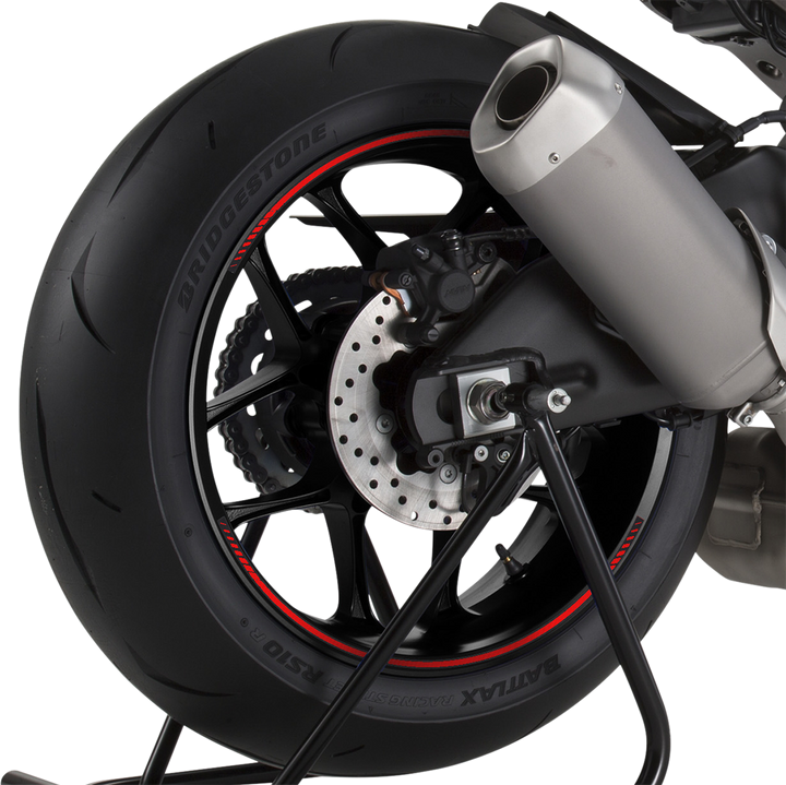 Puig Hi-Tech Parts Rim Strips - Red 8431R