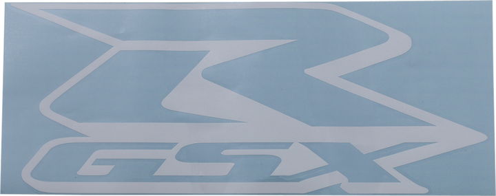 Factory Effex Gsx-R Decal - White - 12" 17-94416