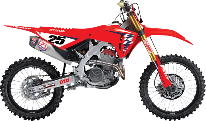 D'Cor Visuals Graphic Kit - '25 Hrc Honda - Crf450R '21-'24 20-10-945