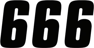 Factory Effex Fx Factory Number 6 - Black - 7" 08-90086