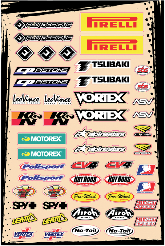 Flu Designs Inc. Decal Logo Kit - A 502