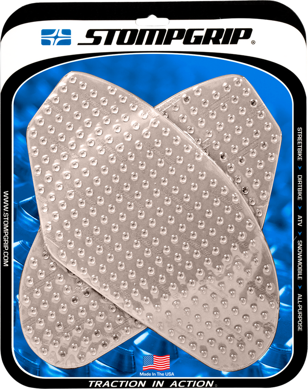 Stompgrip Tank Grips - Volcano - Clear - Honda - Rvt/Vtr '01-'06 55-10-0015C