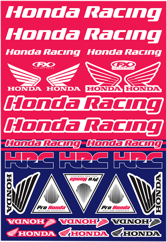 Factory Effex Decal Kit - Honda Racing 22-68332
