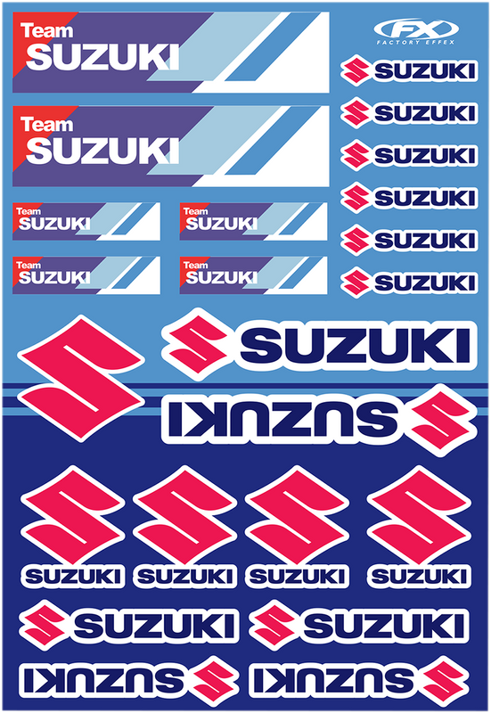 Factory Effex Decal Kit - Suzuki Racing 22-68432