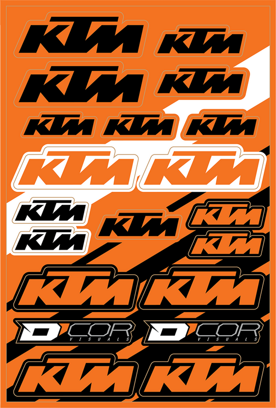 D'Cor Visuals Decal Sheet - Ktm Cor2 40-30-101