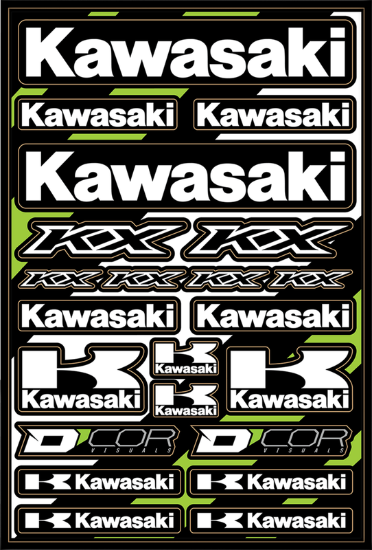 D'Cor Visuals Decal Sheet - Kawasaki Cor2 40-20-101