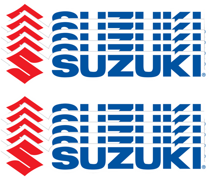 D'Cor Visuals Suzuki Decal - 6" - 10 Pack 40-40-107