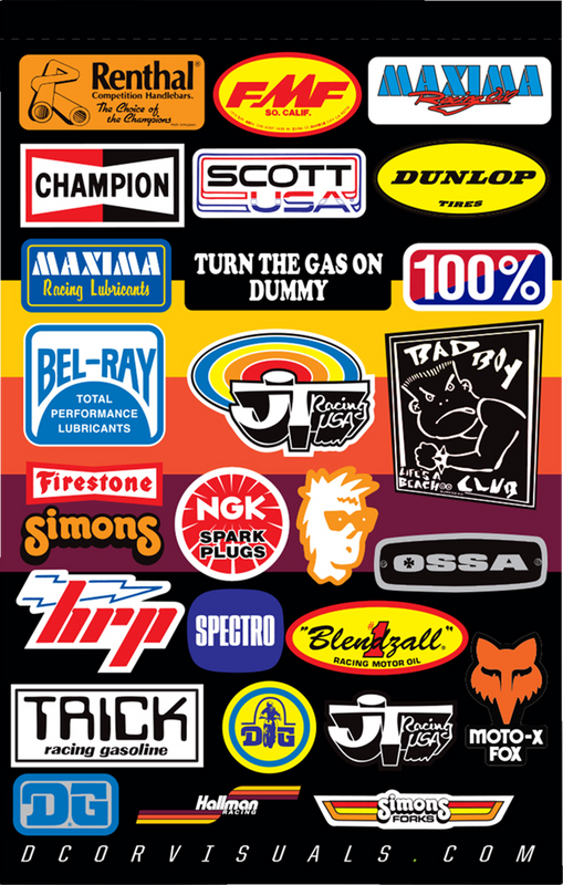 D'Cor Visuals Decal Sheet - Throwback 40-90-122