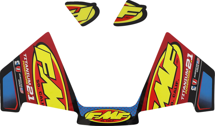 Fmf Exhaust Replacement Decal - Titanium Powercore 2.1 14950