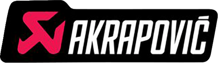 Factory Effex Logo Decals - Akrapovic - 5 Pack 28-90010