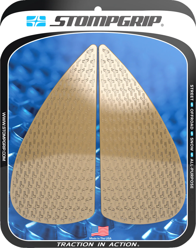 Stompgrip Tank Grips - Volcano - Clear - Ktm - Rc '22-'24 55-10-0197C