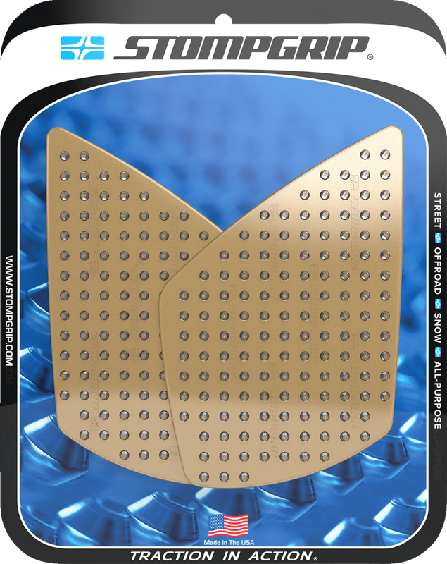 Stompgrip Tank Grips - Volcano - Clear - Ktm - Rc '22-'24 55-10-0199-1C