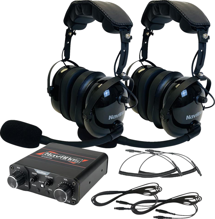 Navatlas Communication System - Over-The-Head Headset - Black NIO131PK