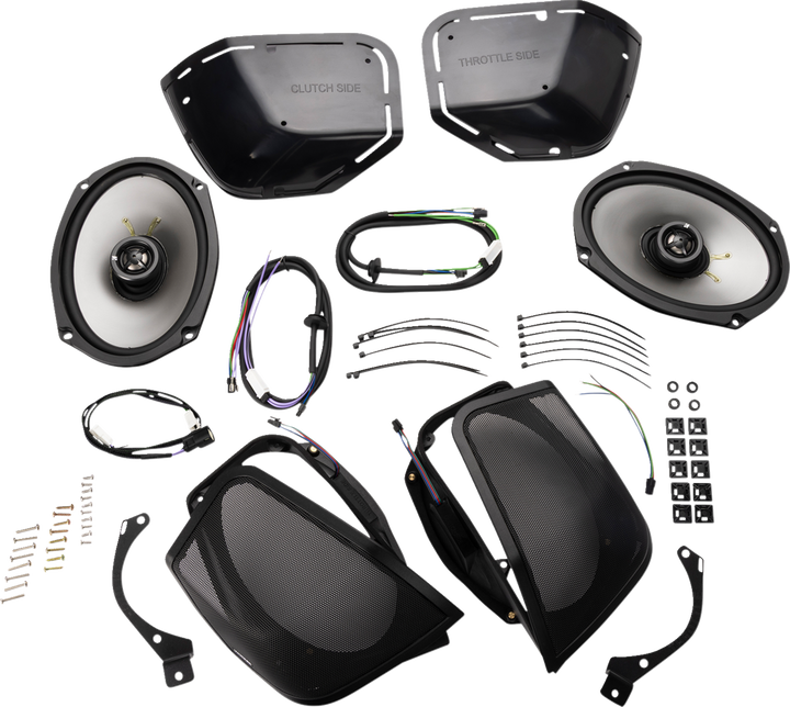 Kicker Cut-In Lid Kit With 6" X 9" Speakers 52HDBX1469