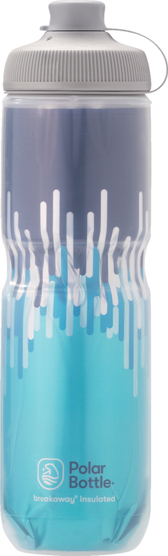 Polar Bottle Breakaway Muck Insulated Bottle- Zipper - Slate Blue/Turquoise - 24 Oz. INB24OZ08MG