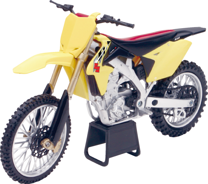 New Ray Toys Suzuki Rm-Z 450 Dirt Bike - 1:12 Scale - Yellow/Black 57643