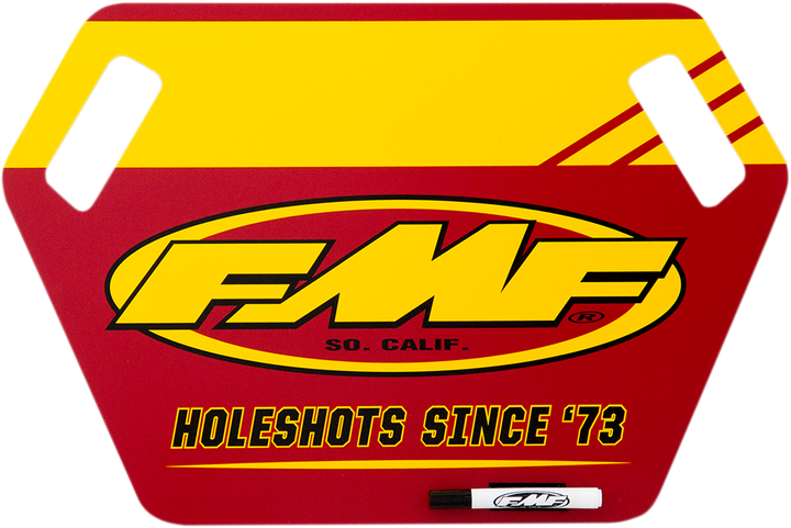 Fmf Pit Board - Yellow/Red 10729
