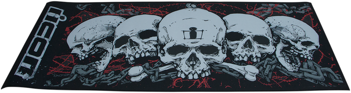 Icon Absorbent Pit Pad - Large - Skull 9905-0108