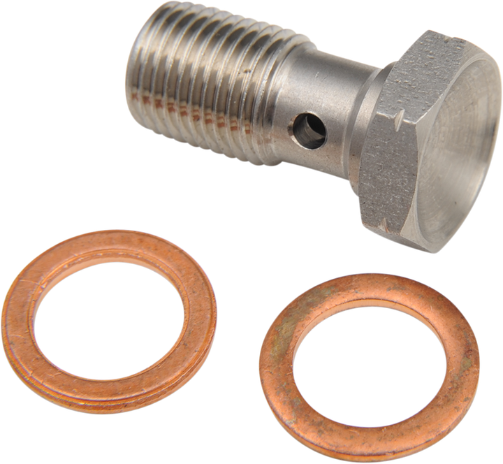 Goodridge Banjo Bolt - M10 X 1.0 - Single - Stainless Steel P992-03-31C
