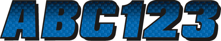 Hardline I.D. Sticker Kit - 300 Series - Blue Gradation BLBKG300