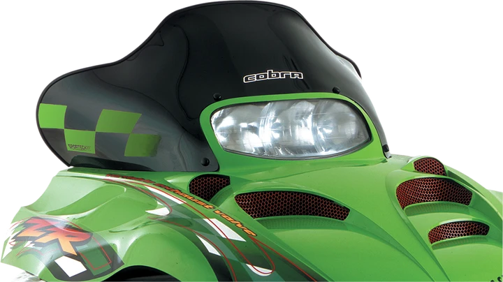 Powermadd Windshield - 13.75" - Black - Arctic Cat 12320