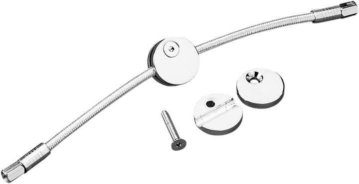 Accutronix Brake Line Sandwich - Chrome BLC001-C