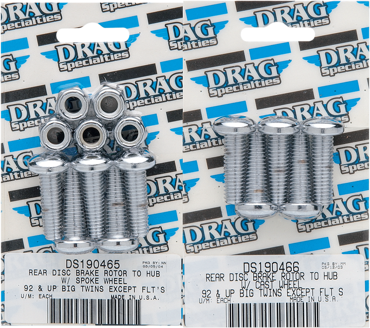 Drag Specialties Mounting Kit - Rotor - Spoke - Rear DS190465